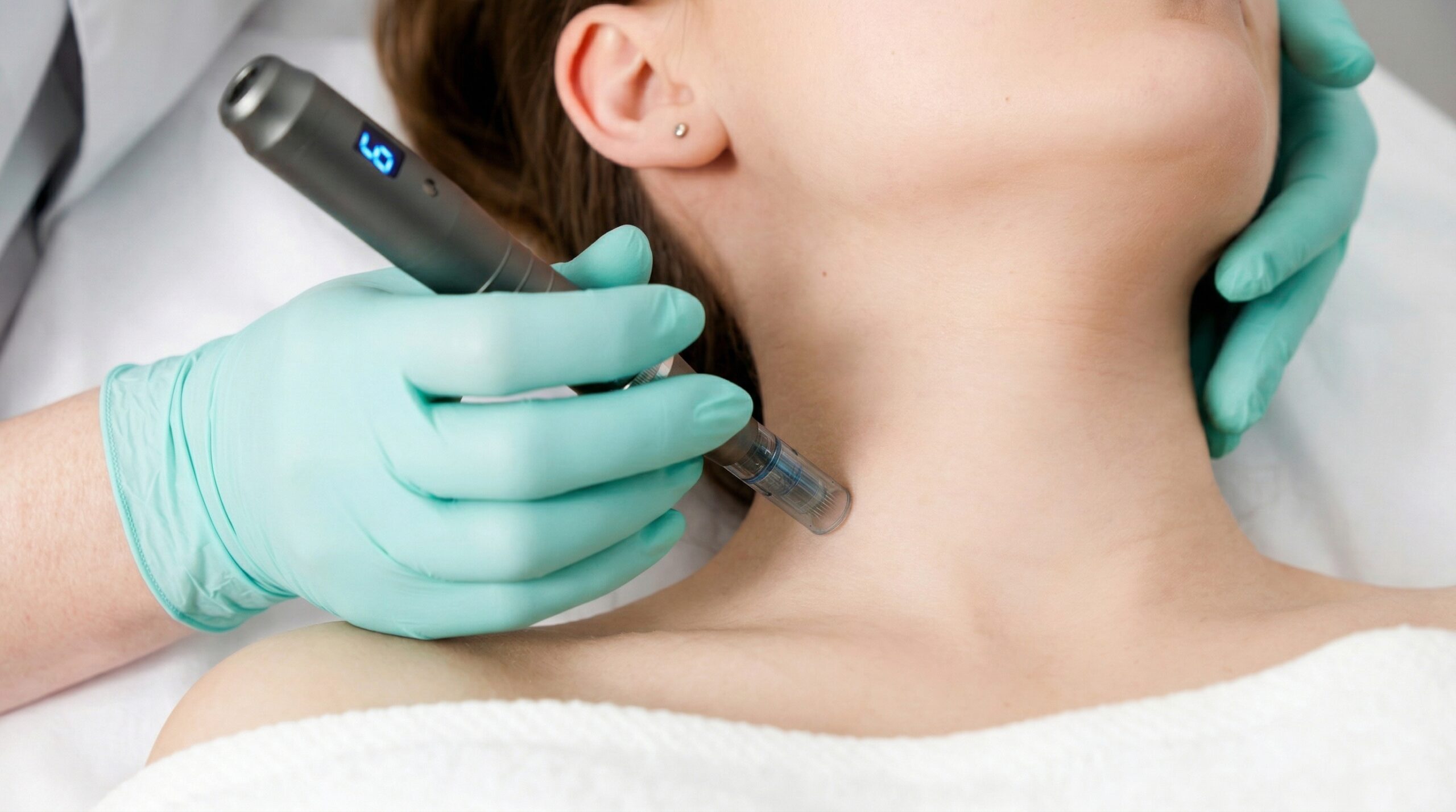 Mela Lightning behandeling met microneedling en tranexaminezuur voor het verminderen van pigmentvlekken